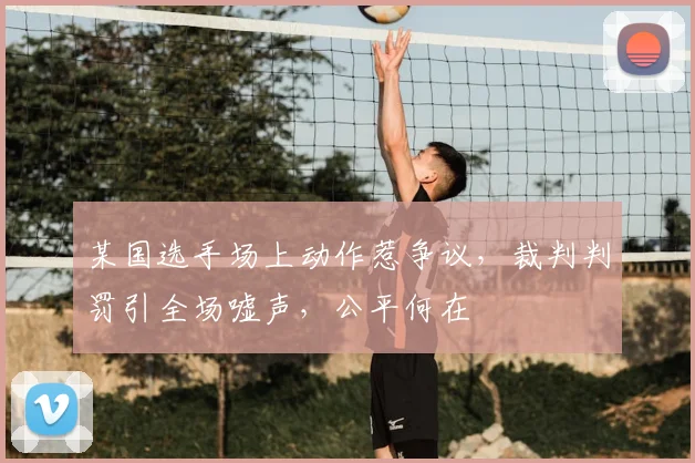 某国选手场上动作惹争议，裁判判罚引全场嘘声，公平何在